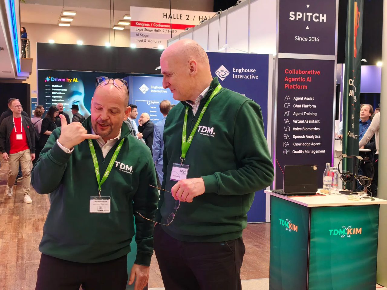 TDM CCW 2026 Berlin – Gespräch am TDMxKIM Stand