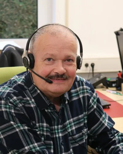 Michael bei der Arbeit - TDM Mitarbeiter